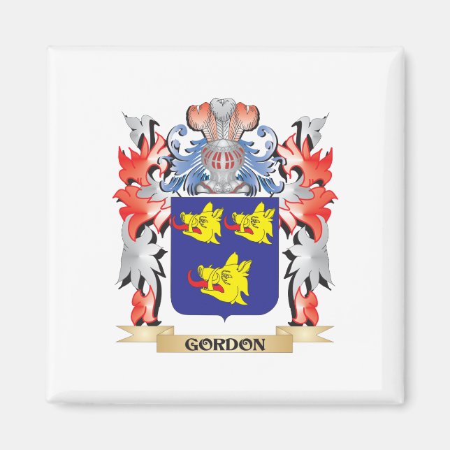 Gordon Jackar om Arm - Family Crest Magnet (Framsidan)
