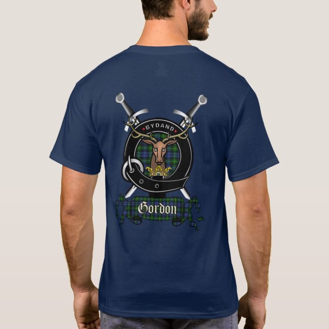 Gordon Klan Badge Vuxen T-Shirt (Baksida)