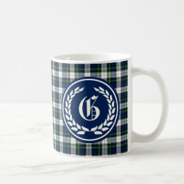Gordon Klan Formal Dress Tartan Monogram Kaffemugg