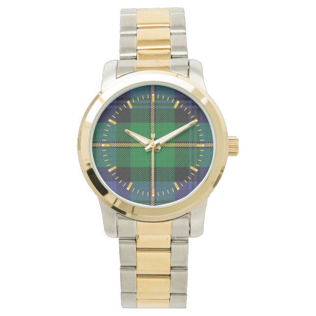 Gordon Klan Tartan Two-tone Watch Armbandsur (Framsida)