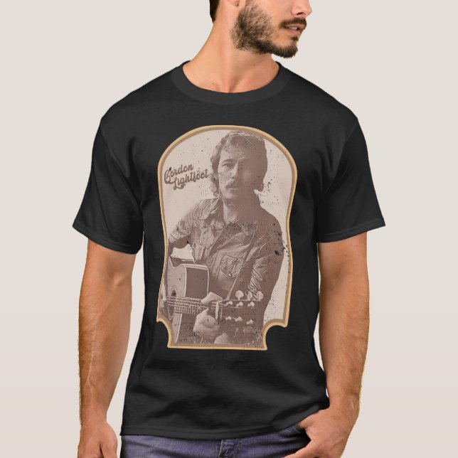 Gordon Lightfoot Läs min mind T Shirt (Framsida)