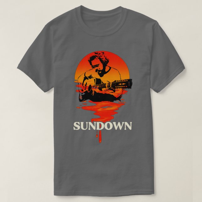 Gordon Lightfoot Sundown T Shirt (Design framsida)
