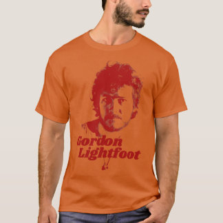 Gordon Lightfoot Tribute i Röd även i Black Gree T Shirt