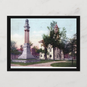 Gordon Monument Savannah Georgia 1909 Vintage Vykort