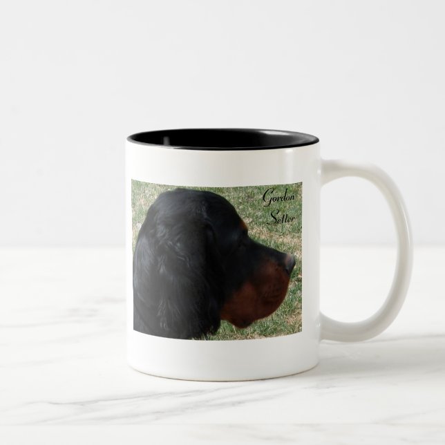 Gordon Setter 2-tonad Ceramic Mugg (Höger)