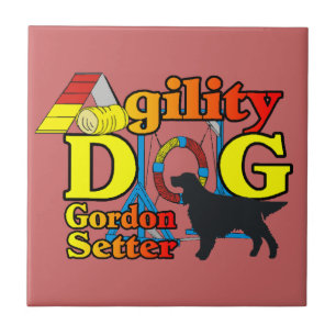 Gordon Setter Agilitet Kakelplatta