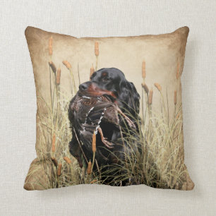Gordon Setter, Anka-jaktskytte Poster Kudde