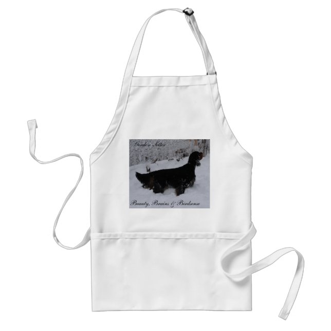 Gordon Setter Apron Förkläde (Framsidan)