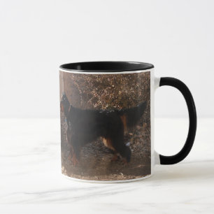 Gordon Setter Ceramic Ringer Mugg