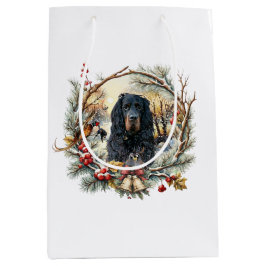Gordon Setter Christmas Joy – Seasonal Dog Art