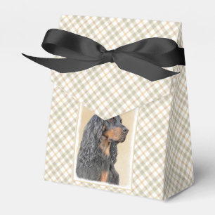 Gordon Setter - Cute Original Hund Art Presentaskar