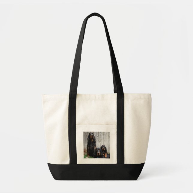 Gordon Setter Generation Tote Bag Tygkasse (Framsidan)