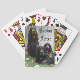 Gordon Setter Generationer Spelkort