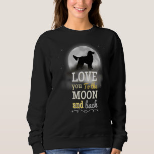 Gordon Setter Hund Kärlek till Måne T Shirt