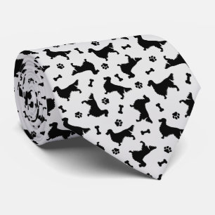 Gordon Setter Icon Mönster Neck Tie Slips