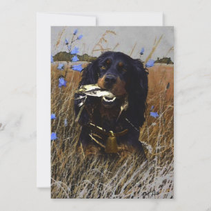 Gordon Setter Inbjudningar