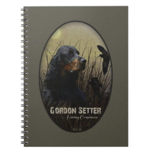 Gordon Setter, jaktsällskap Anteckningsbok