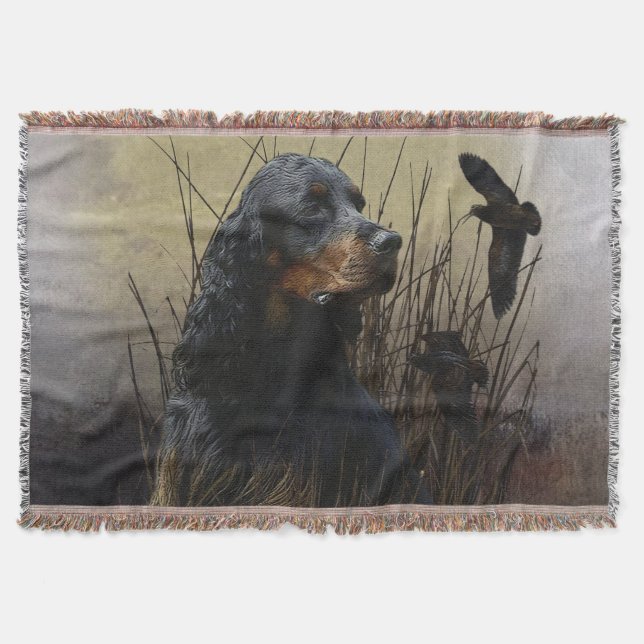 Gordon Setter, jaktsällskap Filt (Framsidan)