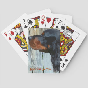 Gordon Setter-kort Spelkort