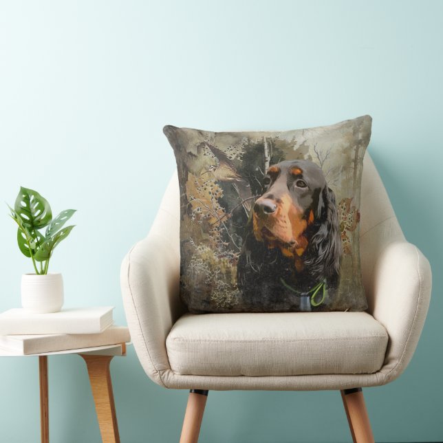 Gordon Setter Kudde (Stol)