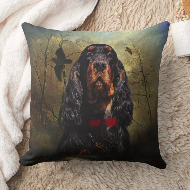 Gordon Setter Kudde (Filt)