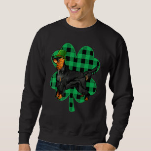 Gordon Setter Leprechaun St patricks day Lucky C Lång Ärmad Tröja