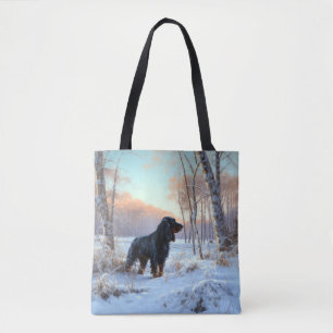 Gordon Setter Let It Snow Jul Tygkasse