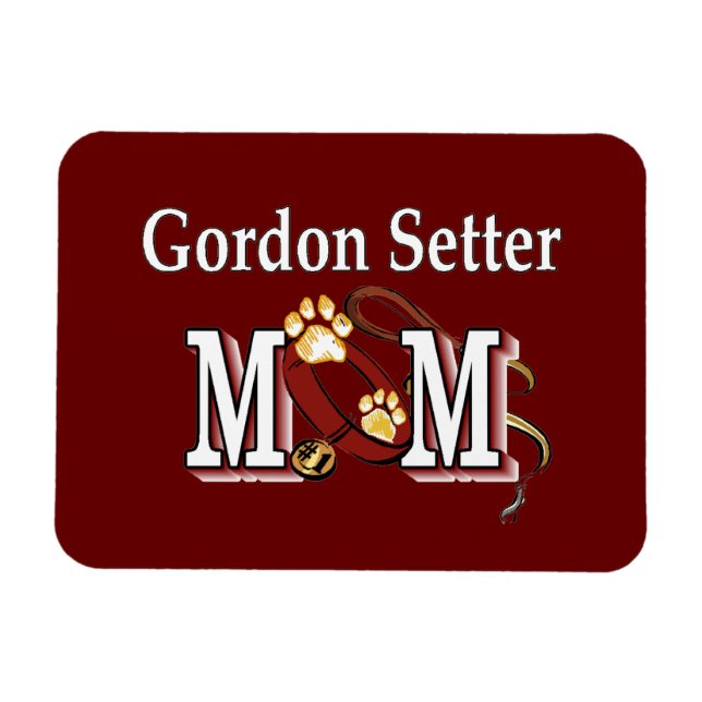 Gordon Setter Mamma Gifts Magnet (Horisontell)