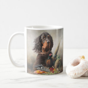 Gordon setter med fasaner, Art Kaffemugg
