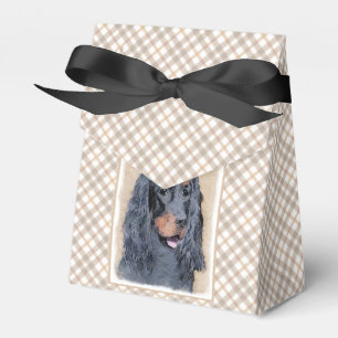 Gordon Setter Painting - Cute Original Hund Art Presentaskar