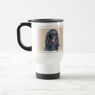 Gordon Setter Painting - Cute Original Hund Art Resemugg