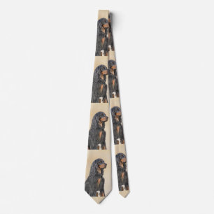 Gordon Setter Painting - Cute Original Hund Art Slips