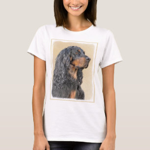 Gordon Setter Painting - Cute Original Hund Art T Shirt