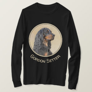 Gordon Setter Painting - Cute Original Hund Art T Shirt