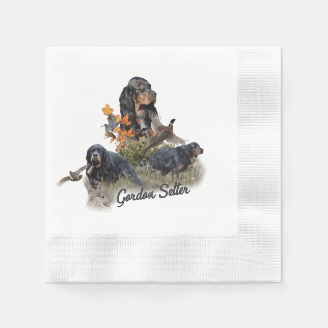 Gordon Setter Pappersservett (Framsidan)