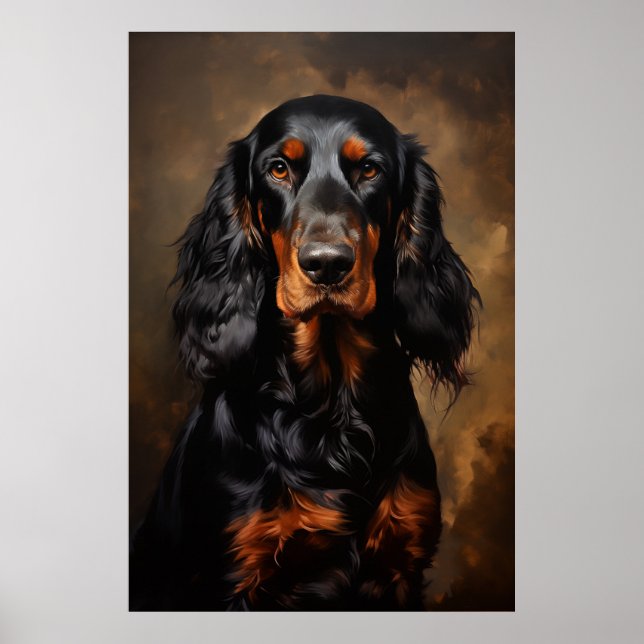 Gordon Setter Poster (Framsidan)