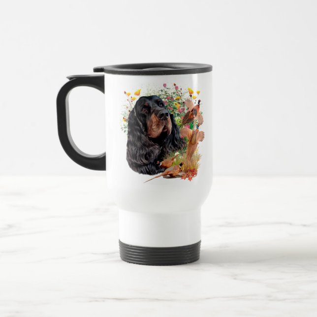 Gordon Setter  Resemugg (Vänster)