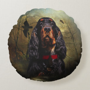 Gordon Setter Rund Kudde