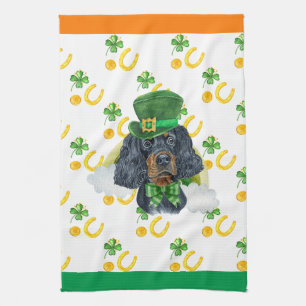 Gordon Setter Semester Hem Inredning St Patricks D Kökshandduk