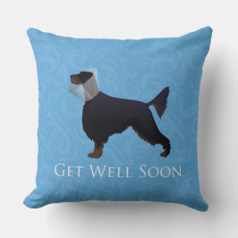 Gordon Setter Silhouette kommer snart Kudde