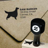 Gordon Setter Silhouette Returadress
