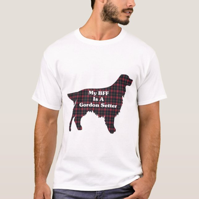 Gordon Setter T Shirt (Framsida)