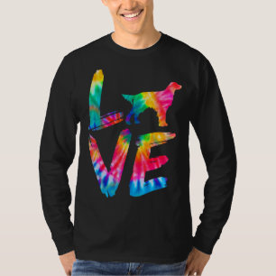 Gordon Setter Tie Dye Kärlek Hund Mamma Pappa T Shirt