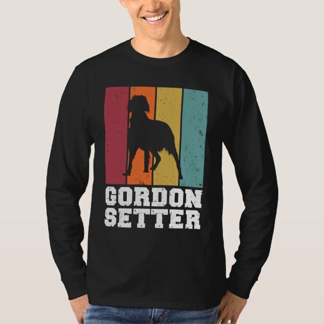Gordon Setter Vintage  1 T Shirt (Framsida)