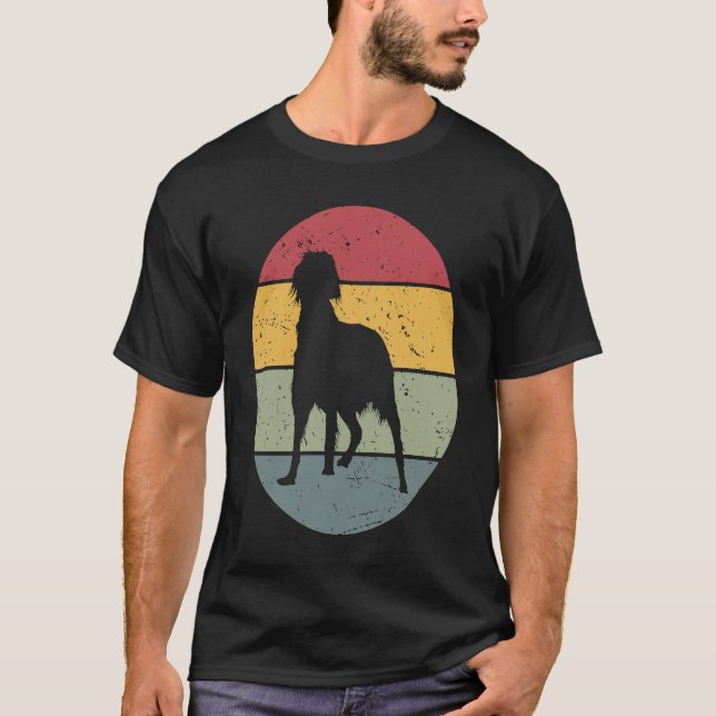 Gordon Setter Vintage T Shirt (Framsida)