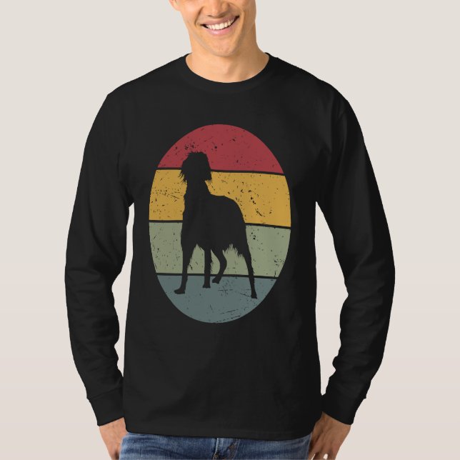 Gordon Setter Vintage T Shirt (Framsida)