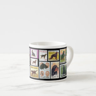 Gordon Setter World Frimärke Espresso Mugg Espressomugg