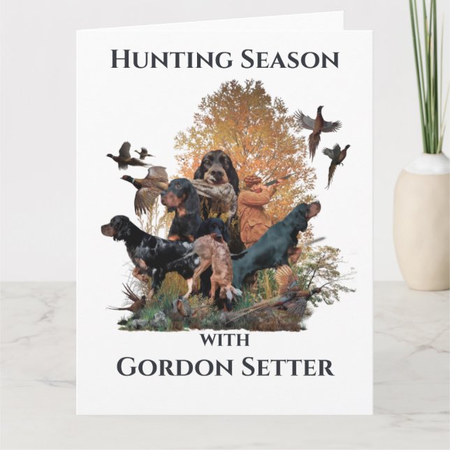 Gordon setters , Art Kort (Framsida)
