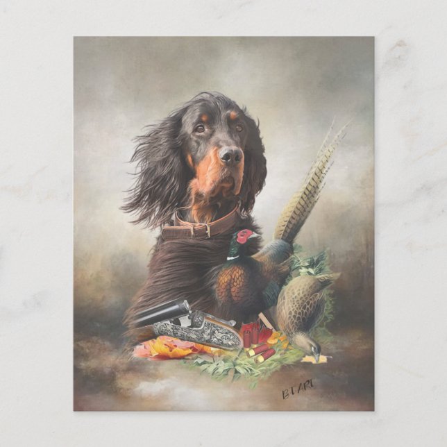Gordon Setters , Passion for Birds , Art Flygblad (Framsidan)