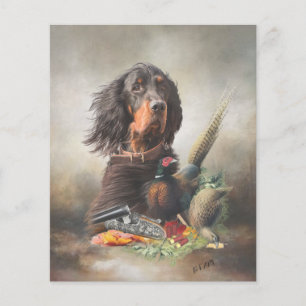 Gordon Setters , Passion for Birds , Art Flygblad